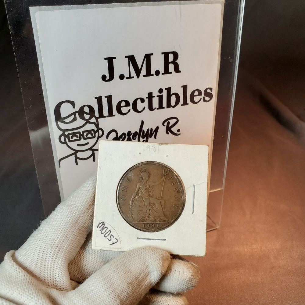 1931 Great Britain Penny KM# 838